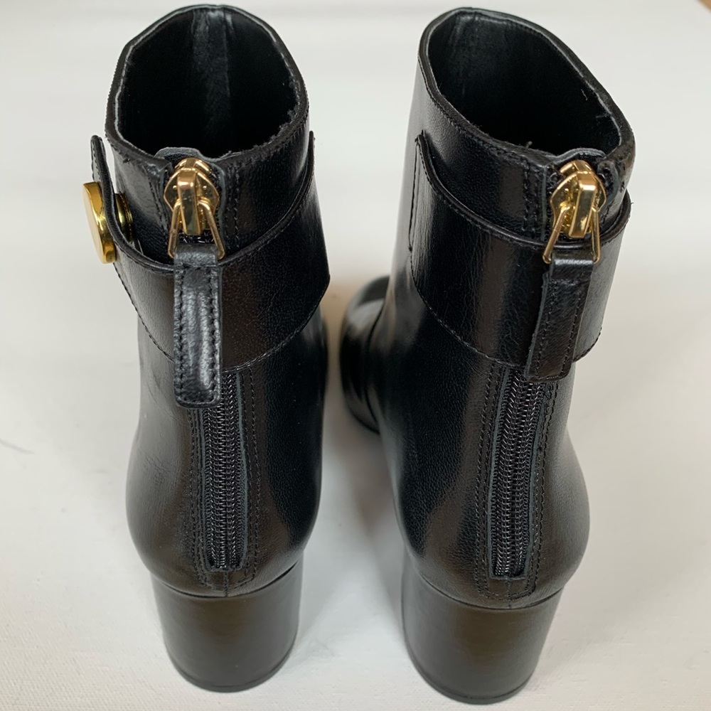 Nine West Quarryn black leather ankle bootie size9 - Picture 3 of 8